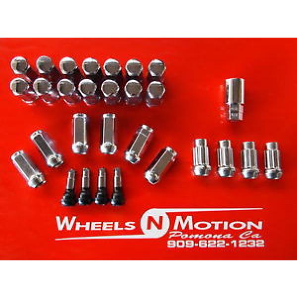 14X2 MM LUG NUTS AND LOCK KIT CHROME  Ford 24pc kit #1 image