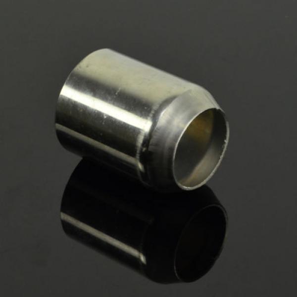 Motorcycle Stainelss steel Exhaust Muffler Weld Joining Sleeve Adaptor Conector #1 image