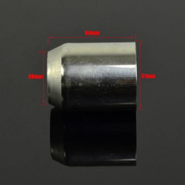 Motorcycle Stainelss steel Exhaust Muffler Weld Joining Sleeve Adaptor Conector #2 image