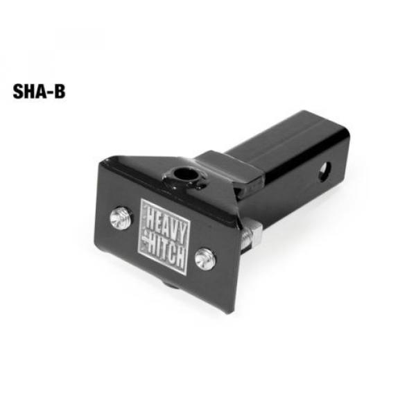 Heavy Hitch Satin Black Sleeve Hitch Adapter for Lawn &amp; Garden Tractors SHA-B #2 image