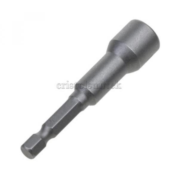 10mm Hex Socket Sleeve Nozzles Magnetic Nut Driver Drill Adapter Hex Power #3 image