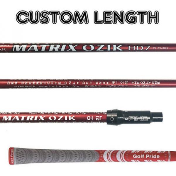 Matrix Ozik HD7 Driver Shaft R-Flex W/Ping G/G30 Adapter Sleeve *CUSTOM LENGTH* #1 image