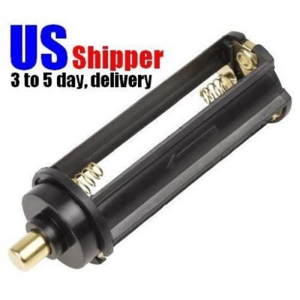 Heavy Duty AAA Battery Adapter Flashlight using 18650 with sleeve WIDE BARREL #1 image