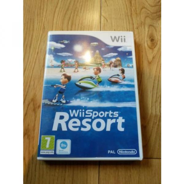 Nintendo Wii Sports Resort Game, Motion Plus Sensor Adaptor &amp; Sleeve Free P&amp;P #2 image