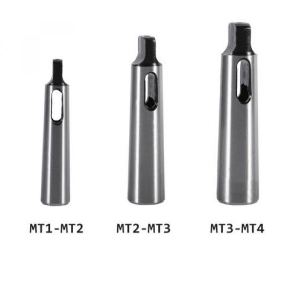 3PCS MT1-MT2/ MT2-MT3/ MT3-MT4 Morse Taper Adapter Reducing Drill Sleeve Tool LJ #1 image