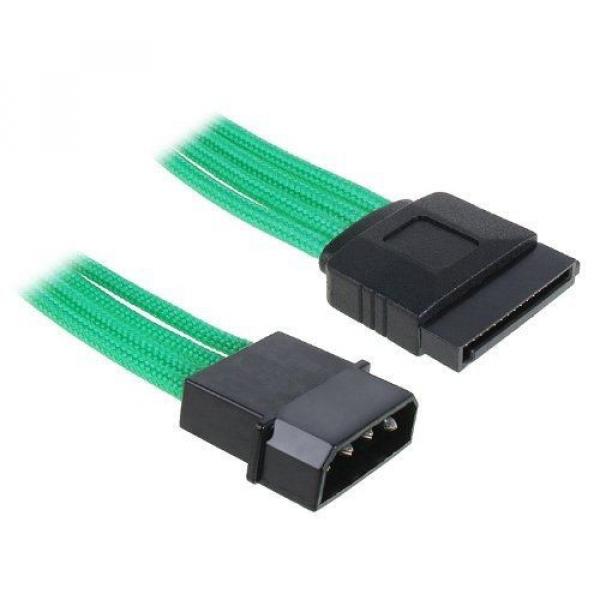 BitFenix 45cm Molex to SATA Adapter - Sleeved Green/Black #1 image