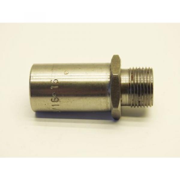 13/16-16 Thick Sandwich Adapter Connector Bolt Sleeve / Nipple Extension #1 image