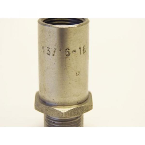 13/16-16 Thick Sandwich Adapter Connector Bolt Sleeve / Nipple Extension #3 image