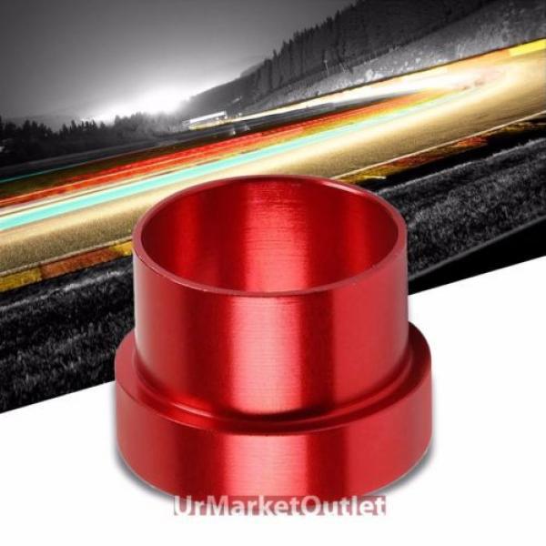 Red Aluminum Male Hard Steel Tubing Sleeve Oil/Fuel 12AN AN-12 Fitting Adapter #1 image