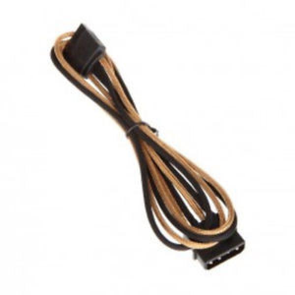 B0586120 CAVO BITFENIX MOLEX SU SATA ADAPTER 45 CM - SLEEVED GOLD/NERO #1 image