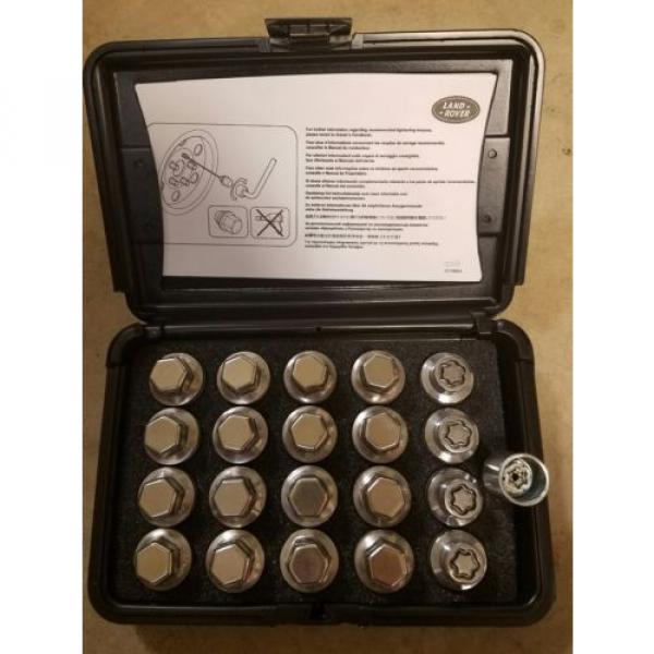 Set of 20 Wheel Lug Nuts &amp; Locks Land Rover LR3 LR4 Range Rover &amp; Sport OEM #1 image