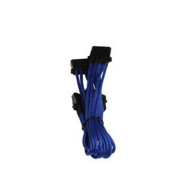 Cavo BitFenix Molex su 3x Molex Adapter 55cm - sleeved blu/nero #1 image