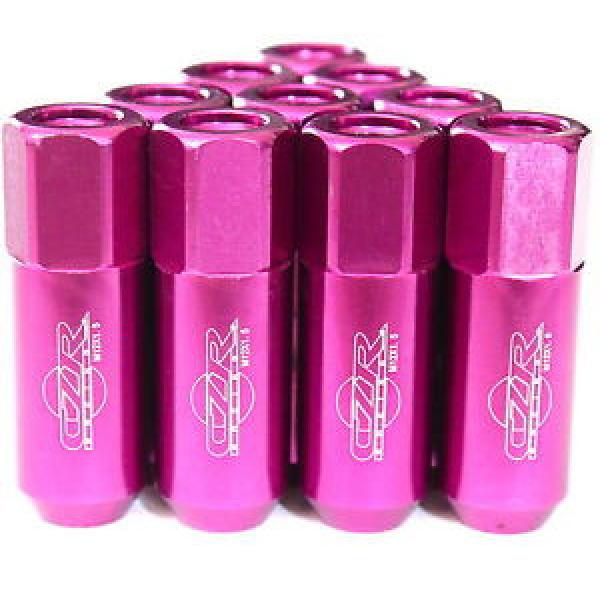 20PC CZRracing PURPLE EXTENDED SLIM TUNER LUG NUTS LUGS WHEELS/RIMS (FITS:HONDA) #1 image