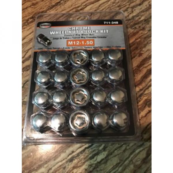 Dorman Pack of 16 Wheel Nuts w/ 4 Lock Nuts &amp; Key (711-348) #1 image