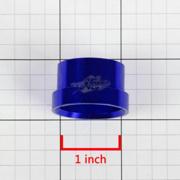 BLUE 16-AN AN16 1&#034; TUBE SLEEVE FITTING ADAPTER FOR ALUMINUM/STEEL TUBING LINE #2 image