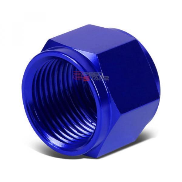 BLUE 16-AN TUBE SLEEVE NUT FLARE FITTING ADAPTER FOR ALUMINUM/STEEL HARD LINE #1 image