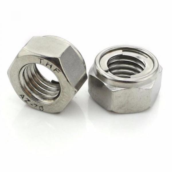 M3 M4 M5 M6 M8 M10 M12 Metal Lock Nuts Metal Self-locking Nut 304 Stainless #1 image