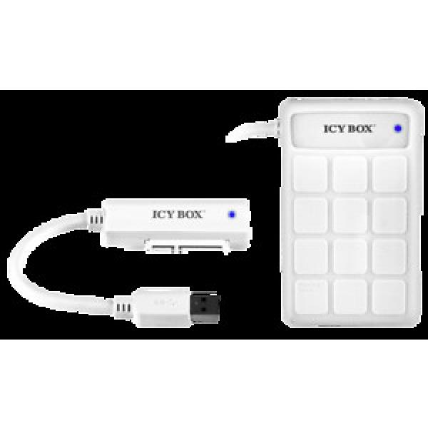 RAIDSONIC ICY BOX IB-AC6032-U3 ADAPTER+SILICON SLEEVE 2,5 WHITE NEW #1 image