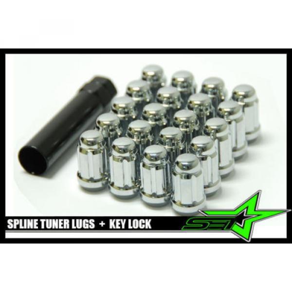 24 SPLINE LUG NUTS + KEY | 12X1.5 | FITS TOYOTA FJ TACOMA TUNDRA 4RUNNER 6x5.5 #1 image