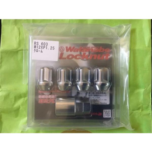 WATANABE RS wheel lock nuts 12x1.25 S30 Z Skyline Nissan Datsun Subaru #2 image