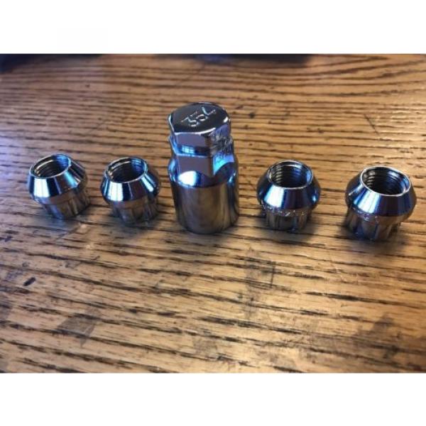 Wheel Locks 14x1.5 Open End Bulge Acorn Locking Nuts New 1X set #1 image