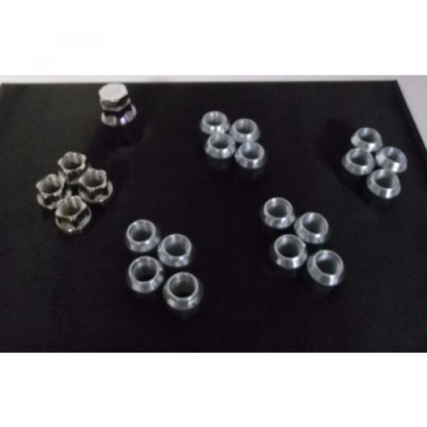 Dodge Chrysler Wheel Lock Kit Locking Key&amp; Lug Nuts 552-3/18-18, Complete Set #1 image