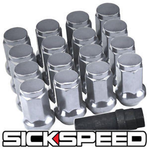 16 CHROME PLATE LOCKING HEPTAGON SECURITY LUG NUTS LUGS WHEELS/RIMS 12X1.5 L16 #1 image