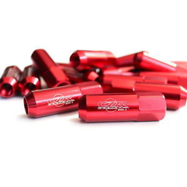 16PC CZRracing RED EXTENDED SLIM TUNER LUG NUTS LUGS WHEELS/RIMS (FITS:HONDA) #1 image