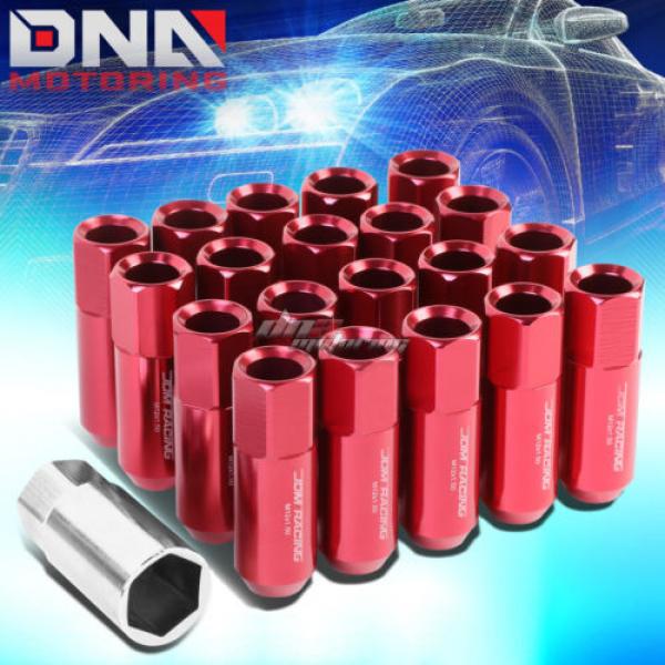 20 PCS RED M12X1.5 EXTENDED WHEEL LUG NUTS KEY FOR CORVETTE MALIBU IMPALA #1 image