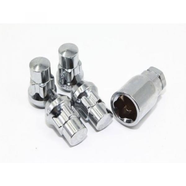 14x1.5 Chrome Lug Nuts Wheel Locks Combo Tahoe Escalade Silverado Yukon Denali #1 image