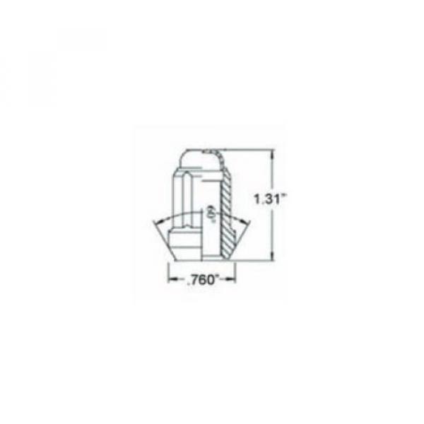 20 SPLINE LUG NUTS CHROME 12x1.75MM WITH SPLINE KEY TOOL WHEEL LOCK NEW 12 1.75 #2 image