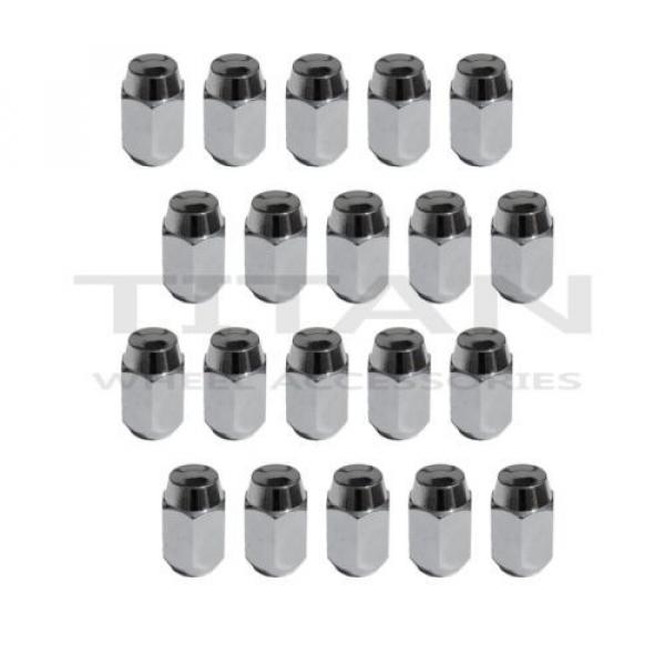 20 Piece Acorn Style Chrome Lug Nuts 12x1.25 Thread Pitch #1 image