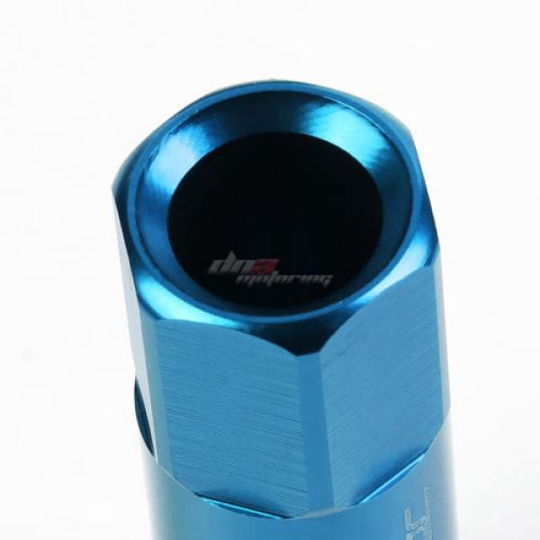 20 PCS T-6061 ALUMINUM LIGHT BLUE M12X1.5 EXTENDED WHEEL/RIM LUG NUTS KEY KIT #3 image