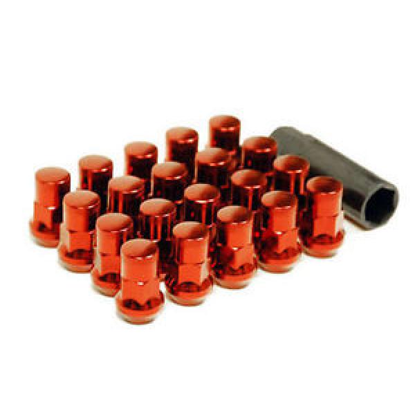 AUTHENTIC MUTEKI SR35 LUG NUTS SET RED 12X1.25  LOCKS CLOSE END 35MM TUNER 20 #1 image