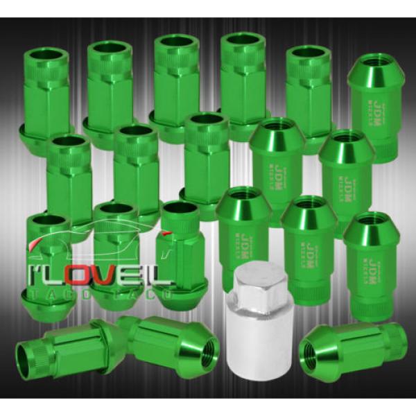 FOR SATURN 12X1.5 LOCKING LUG NUTS THREAD PITCH DRAG PERFORMANCE RIMS SET GREEN #1 image