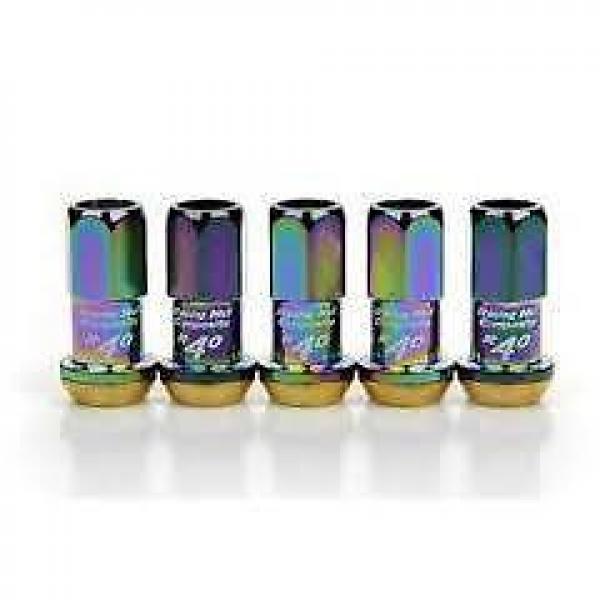 Lug Nuts &#034;Project Kics&#034; R40 12X1.50 (Neo chrome) w/o locks (20 piece set) #3 image