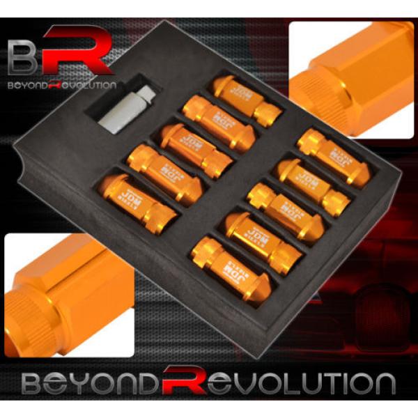 For Honda M12X1.5 Locking Lug Nuts Rims Forged Aluminum 20Pcs Unit Kit Jdm Gold #2 image