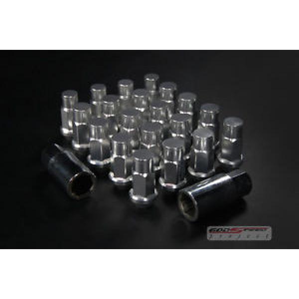 GODSPEED TYPE-4 wheel rim racing lug nuts 50mm 20 piece w /Lock M12 X 1.5 SILVER #1 image