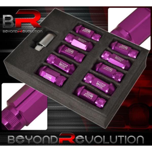 For Saturn M12X1.5Mm Locking Lug Nuts Wheels Extended Aluminum 20Piece Purple #2 image