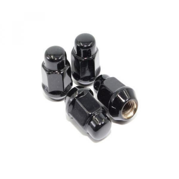 20 Black Acorn Lug Nuts Wheel Locks Combo 12x1.5 Lexus IS IS200t IS250 IS350 ISF #2 image