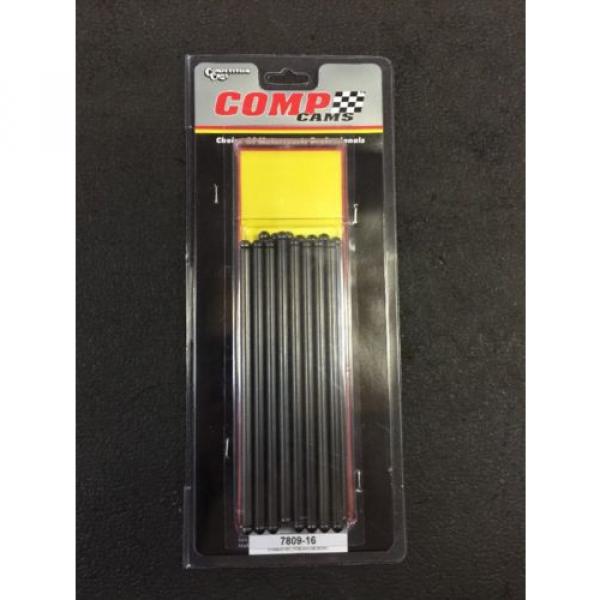 COMP CAMS 7809-16 SBC CHEVY 262-400 RETRO FIT ROLLER HIGH-ENERGY PUSHRODS 7.266 #2 image