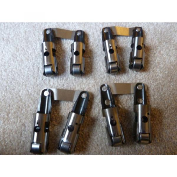 Crane Cams 13571-16 BB Chevy Solid Roller Lifters Roller Tappets .180 offset #3 image