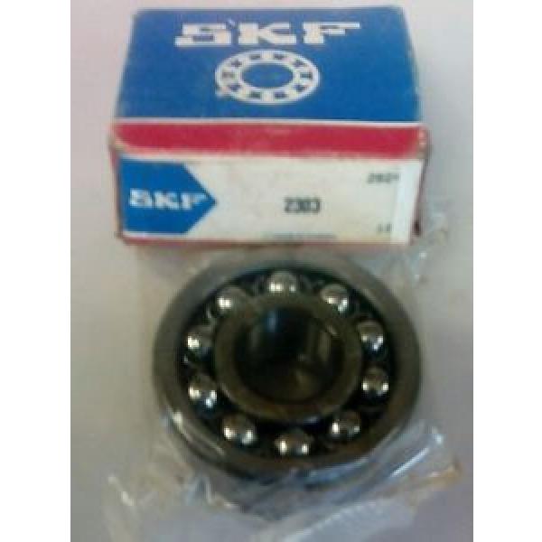 NIB SKF Double Row Self Aligning Ball Bearing 17mm 2303 #1 image