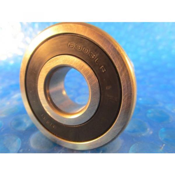 NTN 6303LLB, Single Row Radial Ball Bearing,Double Sealed (Non-Contact Rubber) #1 image