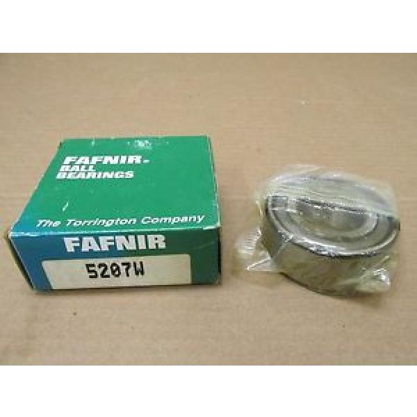 NIB FAFNIR 5207W DOUBLE ROW BALL BEARING METAL SEALED 5207 W 35x72x27 mm #1 image