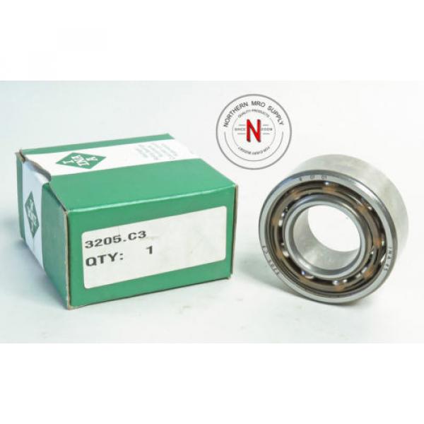 INA 3205-C3 DOUBLE ROW ANGULAR CONTACT BEARING, 25mm x 52mm x 20.6mm #1 image