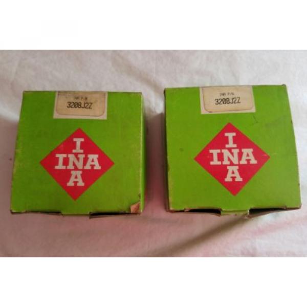 Quantity of 2 -  INA DOUBLE ROW ANGULAR CONTACT BEARINGS 3208J2Z #1 image