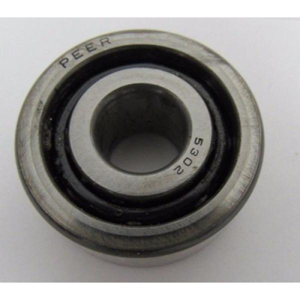 PEER 5302 DOUBLE ROW BALL BEARING 42MM X 15MM X 19MM #1 image