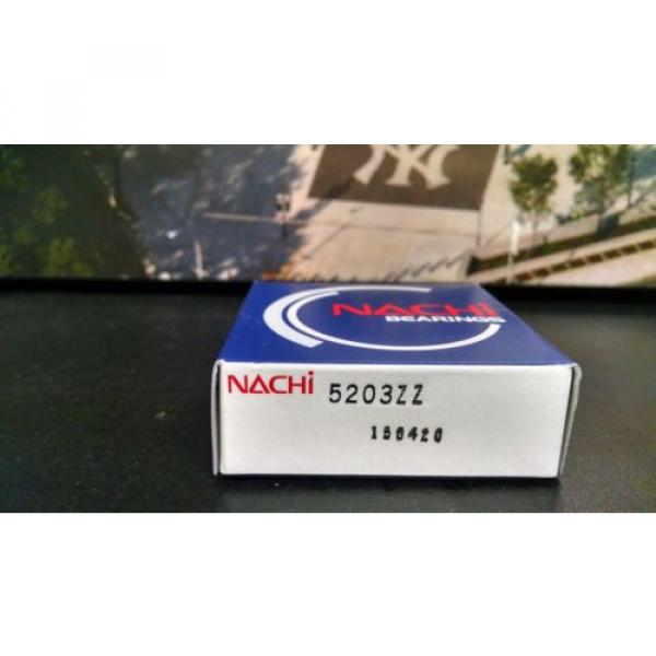 (Qty 10) 5203ZZ Nachi Double Row Ball Bearing 17x40x17.5 17mm/40mm/17.5mm 5203Z #2 image