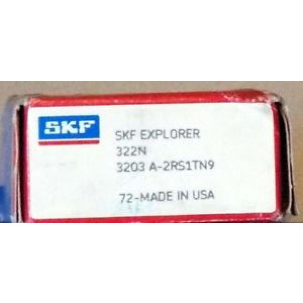 1 NEW SKF 3203 A-2RS1TN9 DOUBLE ROW ANGULAR CONTACT BEARING NIB ***MAKE OFFER*** #1 image